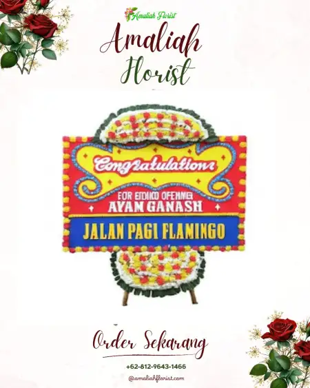 Sewa Papan Bunga Sewu